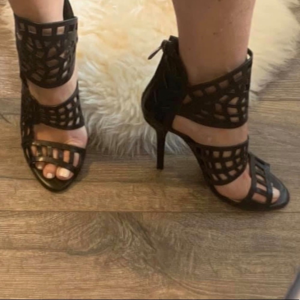 Bcbg laser cut fall bootie